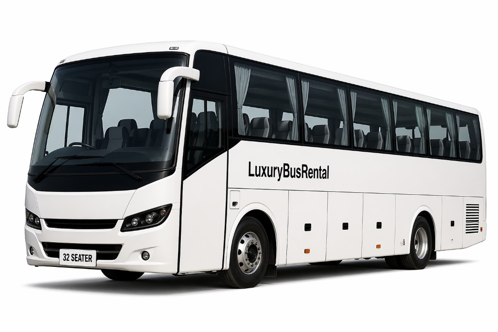 32 seater bus for group travel — bus rental for outstation trip India